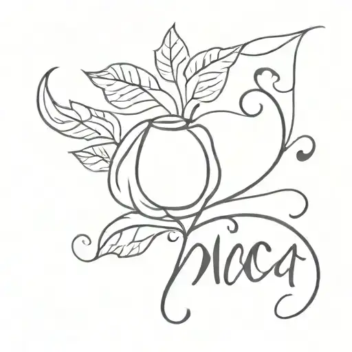 Maca Vino In Cursive