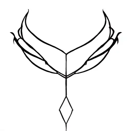 Collarbone Goth Emo Feminine