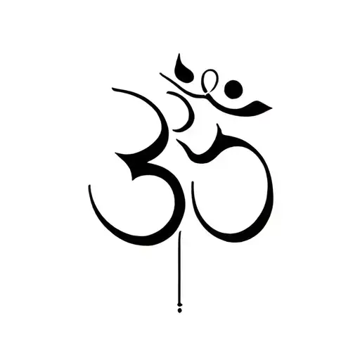 Ohm Sign With Fernando Llort Design