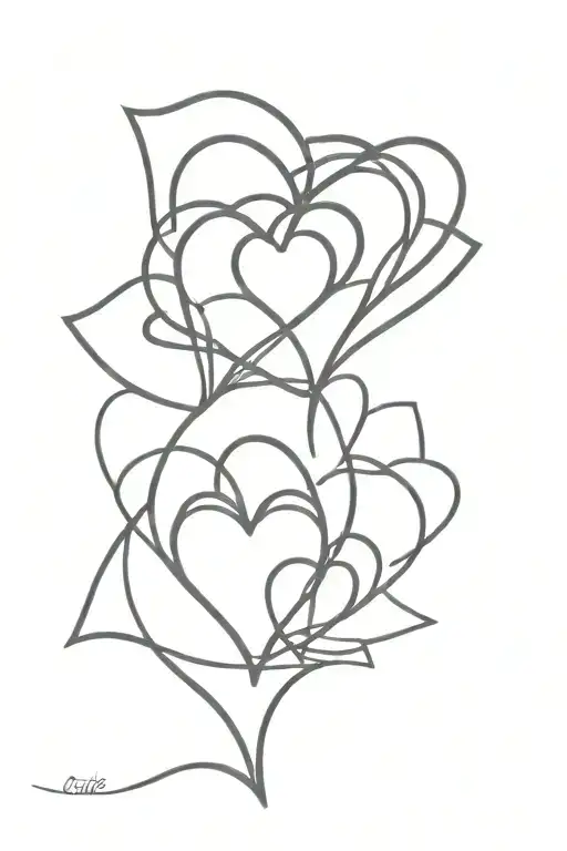 Pheromone Symbol Intertwined Hearts