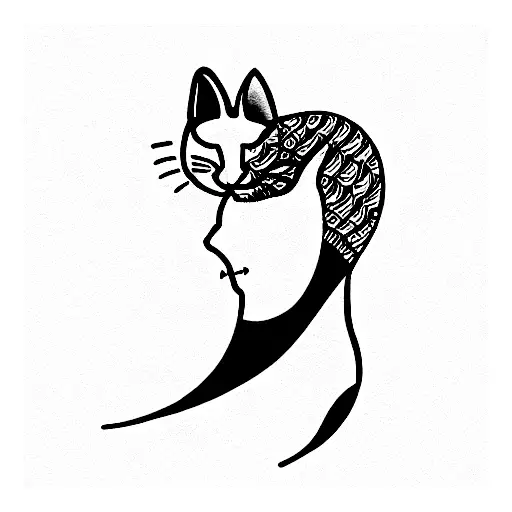 Ase With A Cat In The Background