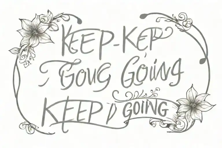 Quote Saying Keep Going