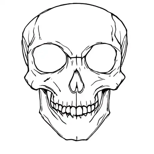 Skull And Fine Lines