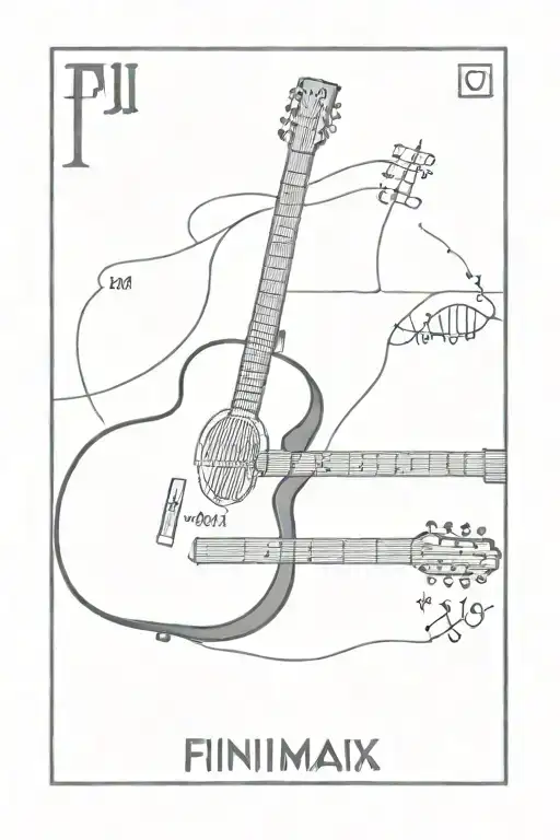 Guitar Out Of Roman Numerals