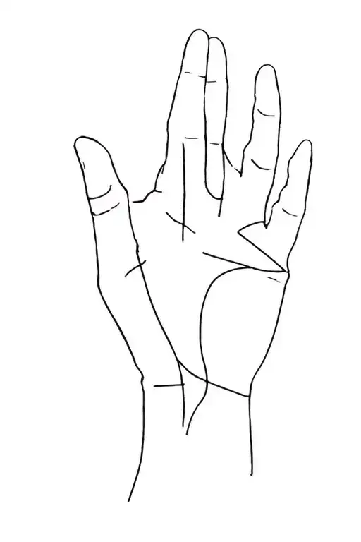 A Minimalist Tattoo That Can Cover My Scar In My Right Hand