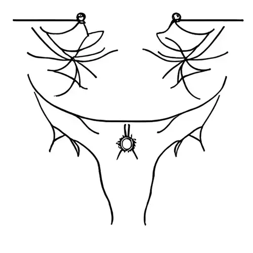 Double Set Back Dermals With Tattoo Design