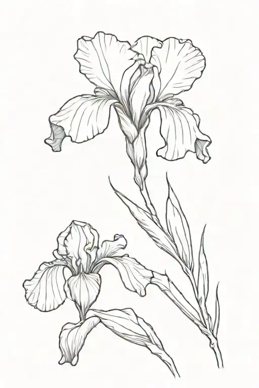 Iris Flower For Men