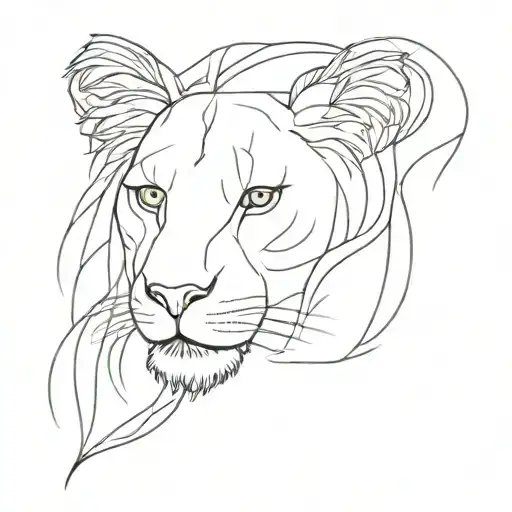 Wooman Lions Head