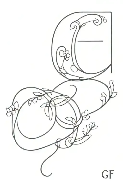 G And F Initials Children Boy