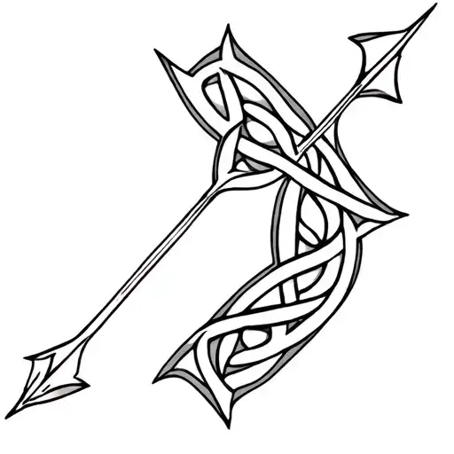 Celtic Arrow Design
