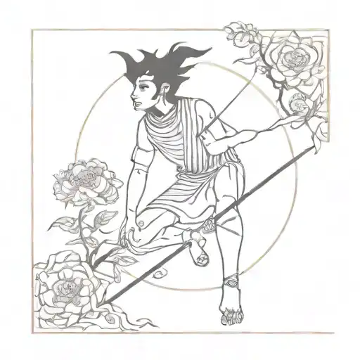 The Fool Tarot Card With Japanese Inspiration