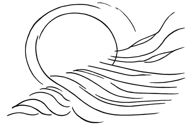 Sun Moon Wave