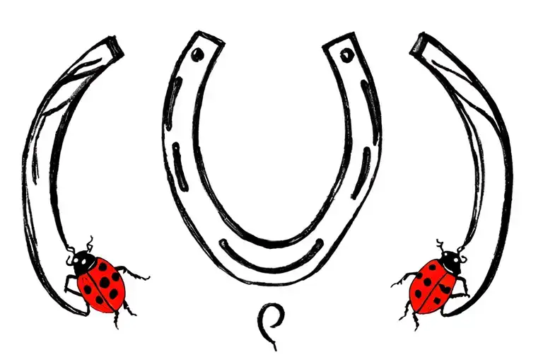 Lady Bug And Horseshoe