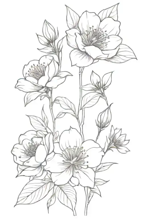 April December January And August Birth Flower