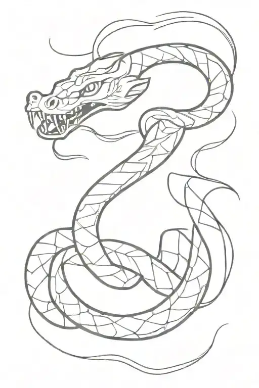 Serpent Showing Power