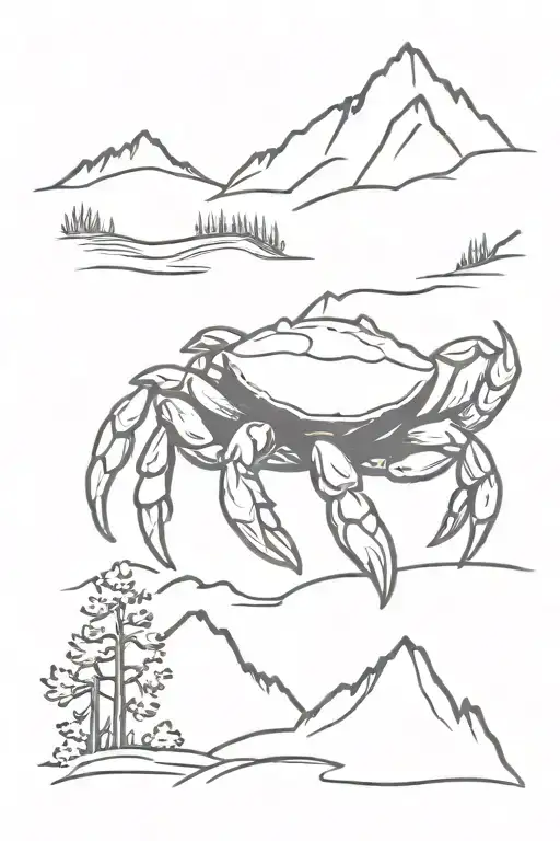 Hiking Golf Music Crab Mountain Range