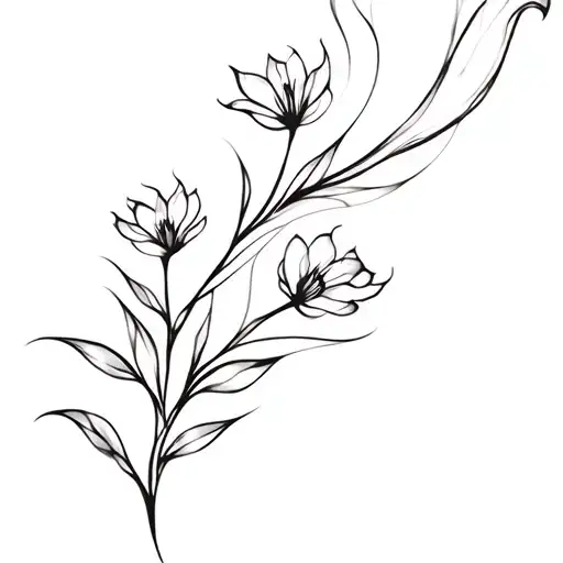 Smoke Flowers Intertwined