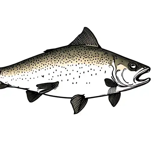 Chris Brown Trout Swimming