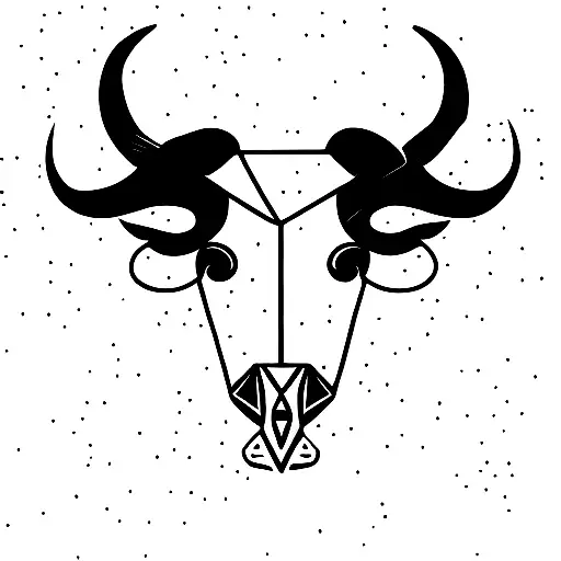 Taurus Symbol Subtle