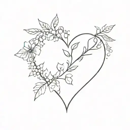 Nature Antique Heart