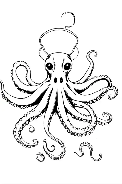 Engineer Octopus Composing A Symphony