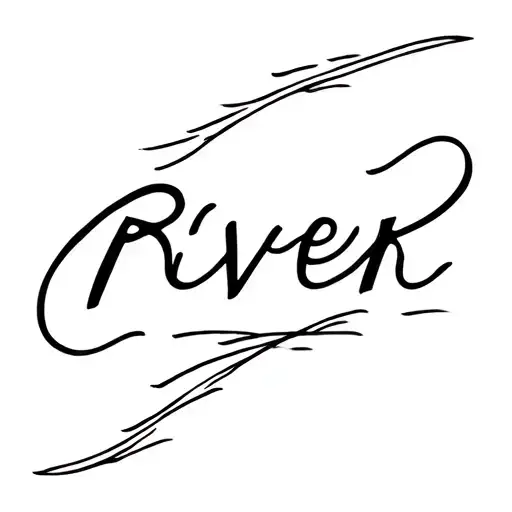 Word River With A River Integrated