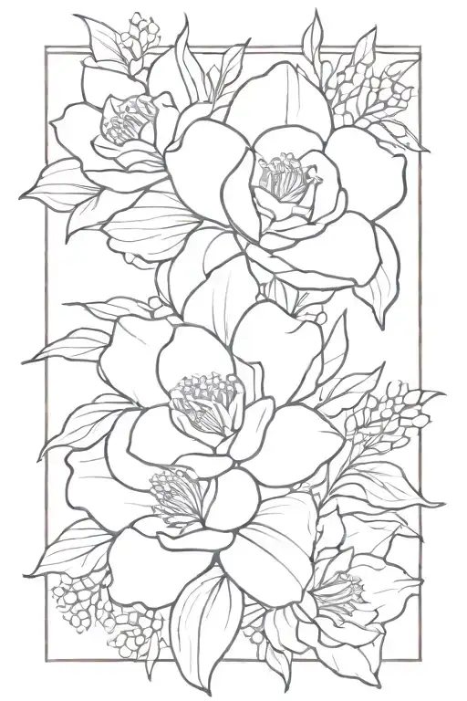 July Birth Flower Bouquet