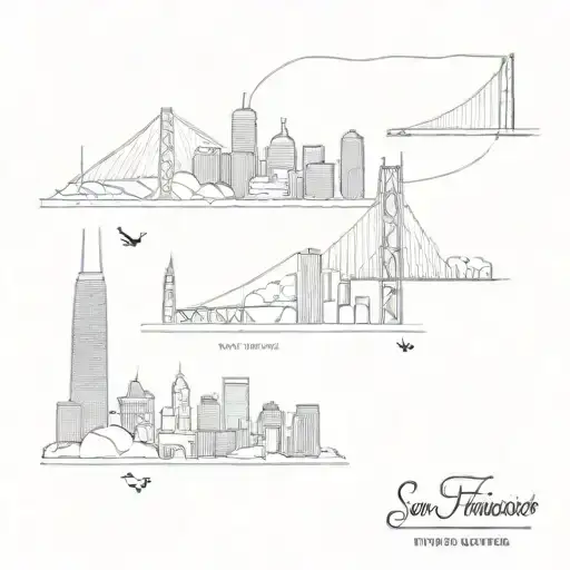 San Francisco City Skyline