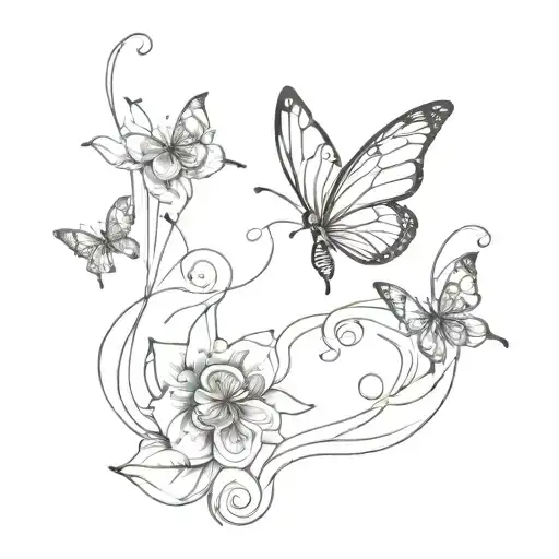 Aromas With A Butterfly And Jellyfish