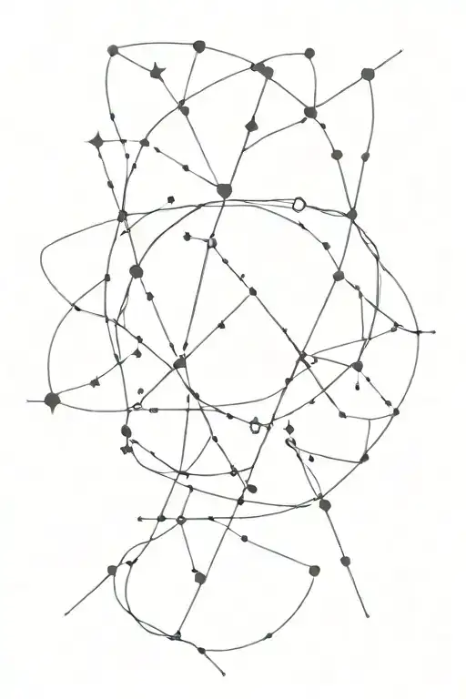 Sagittarius Star Constellation Intertwined