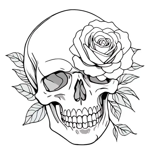 Skull And Roses