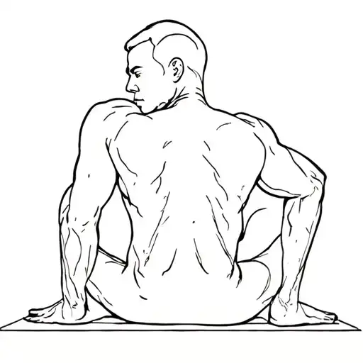 Weight Loss For Man Sitting