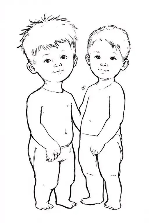 Drawing For My Children 2 Boys