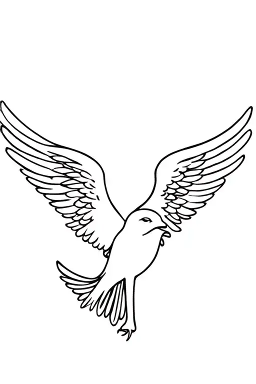 Mom Angel Wing With Colombe