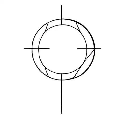 Round Black Geo Patern