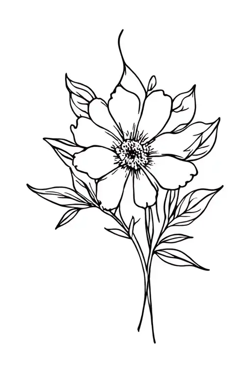 Birth Flower Intertwined