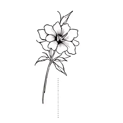 Cross And Flower