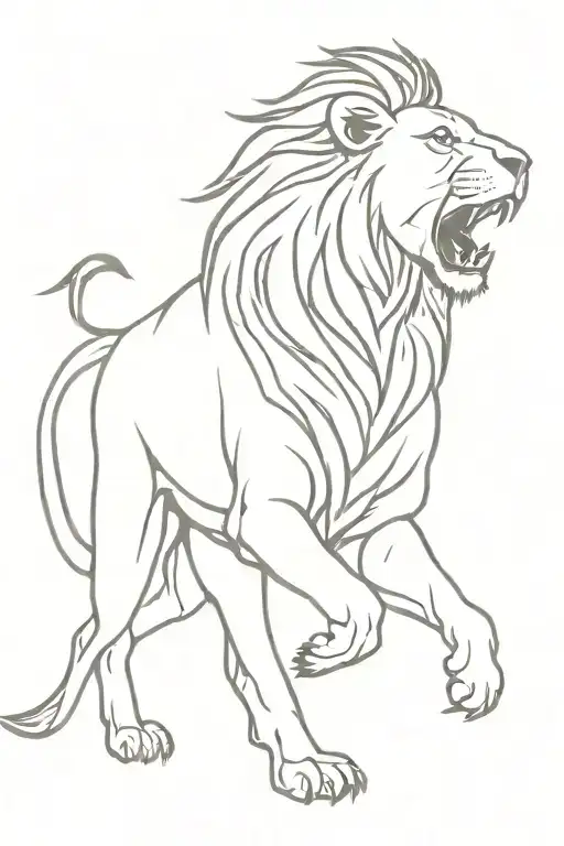 Lion Roaring