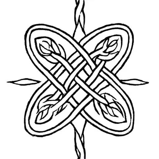 A Celtic Knot That Incorporates Nature And Friendship
