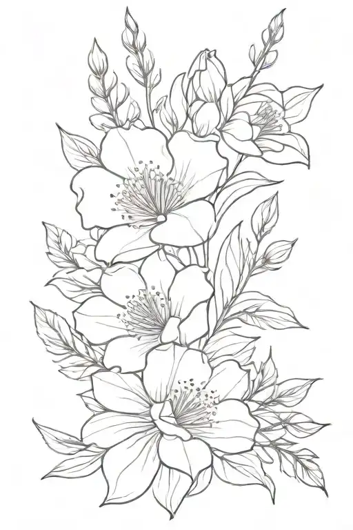 Birth Flower Bouquet