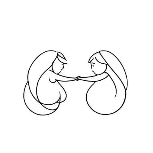 Tattoo Representing The Link Between Father And His Daughter