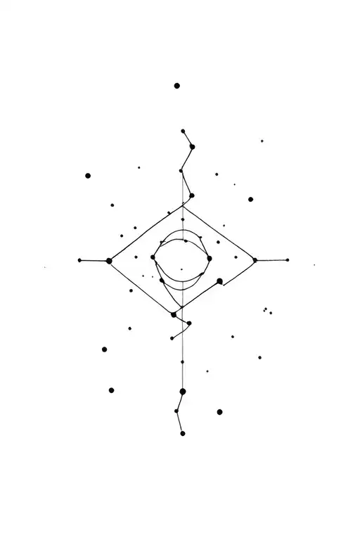 Astral Map Constellation In Twins With Ascendant