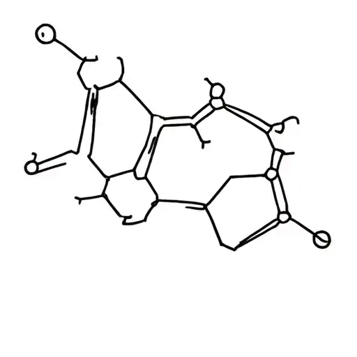 Serotonine Molecule Structure