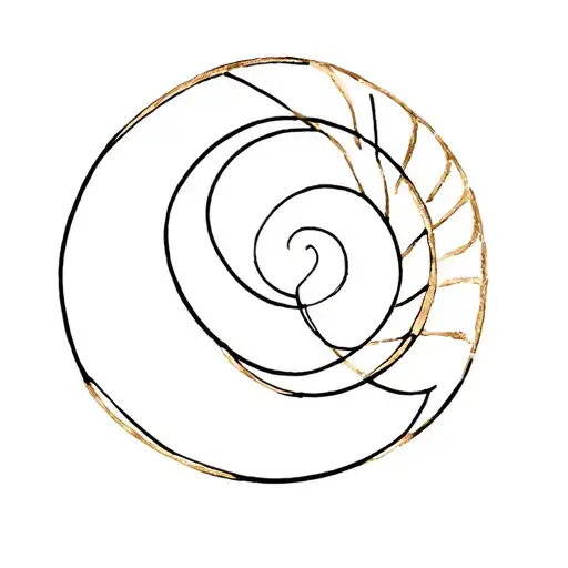Golden Ratio Spiral