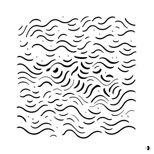 Love Encounter Between Rain And Ocean