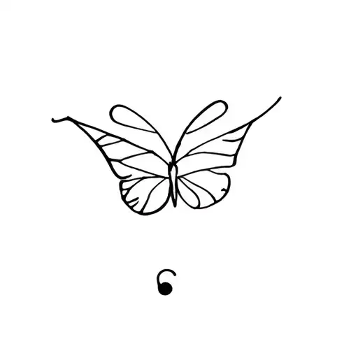 Semicolon Butterfly