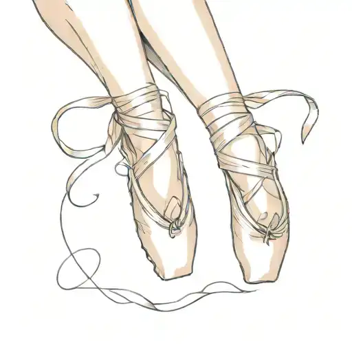 Pointe Shoes Hanging