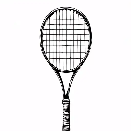 Broken Tennis Racket