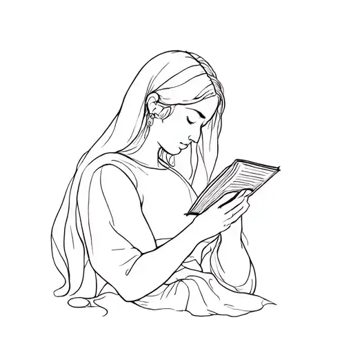 Bella Reading A Book