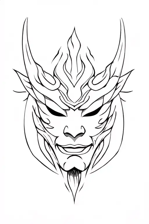 Japanesse Oni Mask